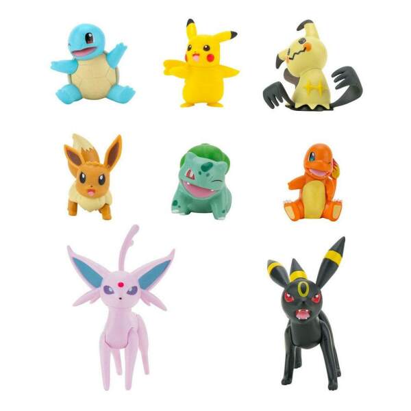 Pack de 8 Figuras Battle 5-7 cm Wave 8 Pokémon - Collector4U.com