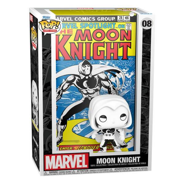 Funko Moon Knight Marvel Comics POP! Comic Cover Vinyl Figura 9 cm - Collector4u.com