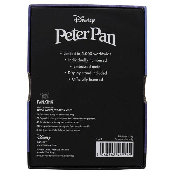 Lingote Peter Pan Limited Edition FaNaTtik - Collector4U.com