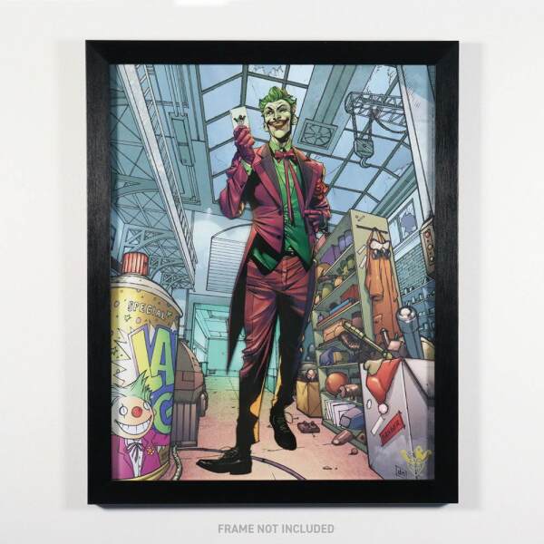 Litografía The Joker Limited Edition Fan-Cel DC Comics 36 x 28 cm - Collector4U.com