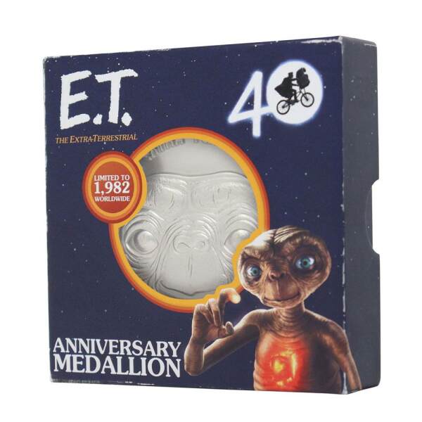 Medallón E T 40th Anniversary Limited Edition Medallion E.T., el extraterrestre - Collector4U.com
