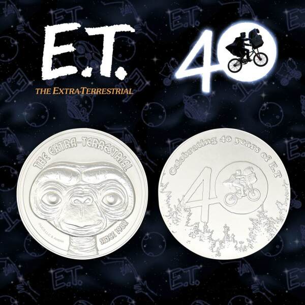 Medallón E T 40th Anniversary Limited Edition Medallion E.T., el extraterrestre - Collector4U.com
