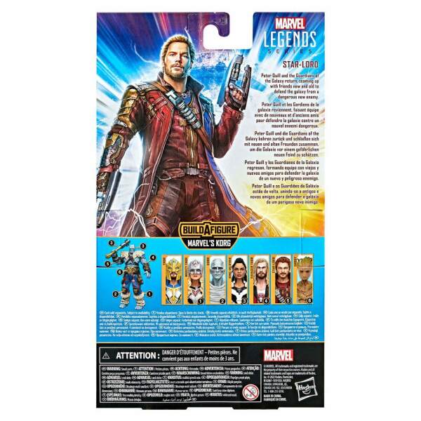 Figura 2022 Star-Lord Thor: Love and Thunder Marvel Legends Series Marvel’s Korg BAF #5: 15 cm Hasbro - Collector4u.com