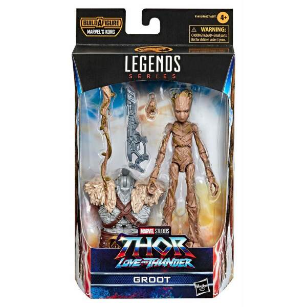 Figura 2022 Groot Thor: Love and Thunder Marvel Legends Series Marvel's Korg BAF #6: 15 cm Hasbro - Collector4U.com