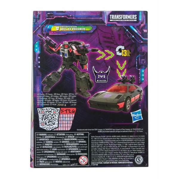 Figura Decepticon Wild Rider Transformers Generations Legacy Deluxe Class 2022 14 cm Hasbro - Collector4U.com