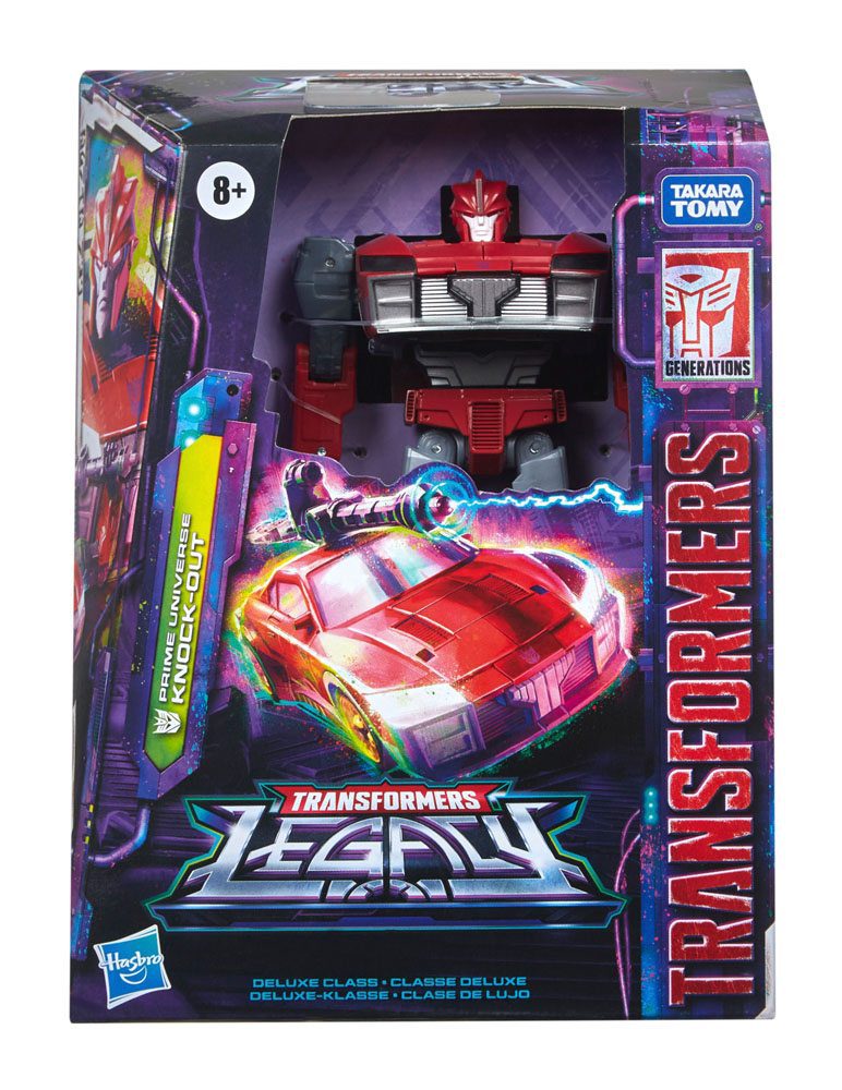 Transformers Toys Generations Legacy Deluxe Prime Universe Knock-Out Action Figure 5.5-inch Kids Ages 8 and Up 