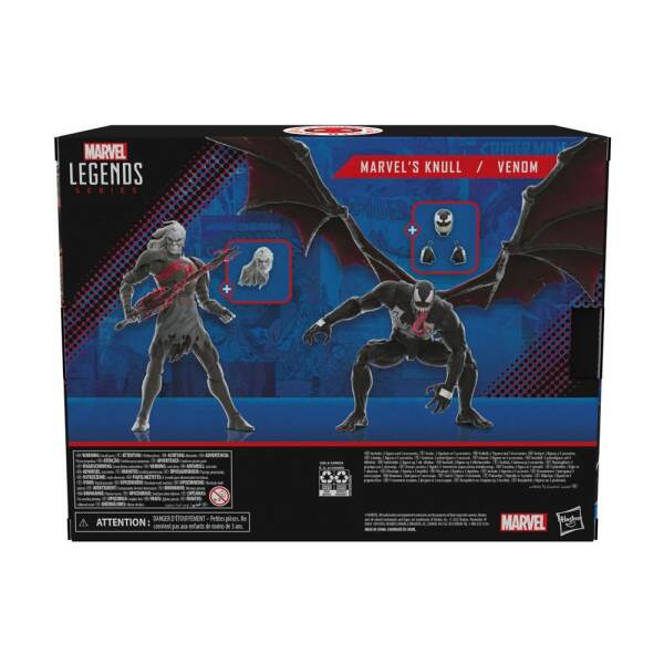 Pack de 2 Figuras 2022 Marvel Knull & Venom King in Black Marvel Legends 15 cm - Collector4u.com