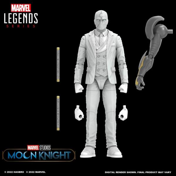 Figura Mr. Knight Moon Knight Marvel Legends Series 2022 Infinity Ultron BAF 15 cm Hasbro - Collector4U.com