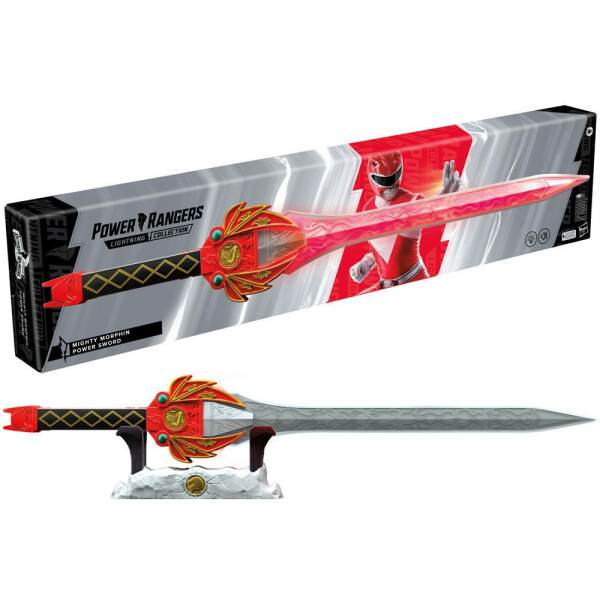 Réplica Red Ranger Power Sword Mighty Morphin Power Rangers Lightning Collection Juego de Rol Premium 2022 Hasbro - Collector4u.com