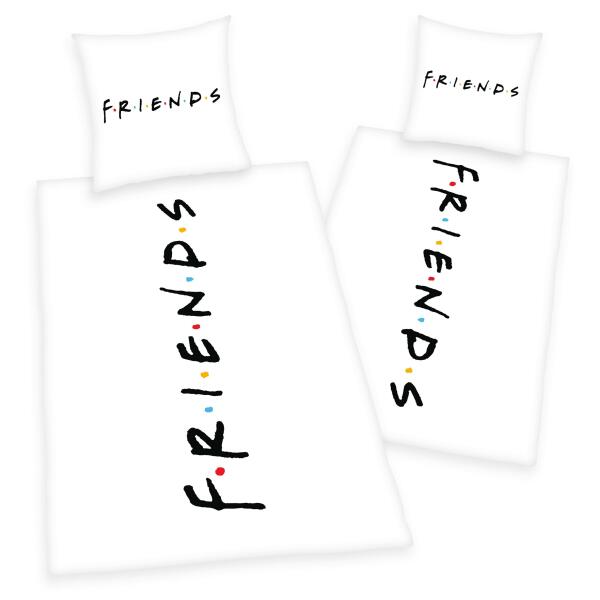 Funda Nórdica letras Friends 135 x 200 cm / 80 x 80 cm - Collector4u.com