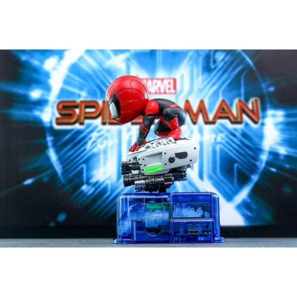 Minifigura Spider-Man CosRider Spider-Man: Lejos de casa con luz y sonido 13 cm Hot Toys - Collector4U.com