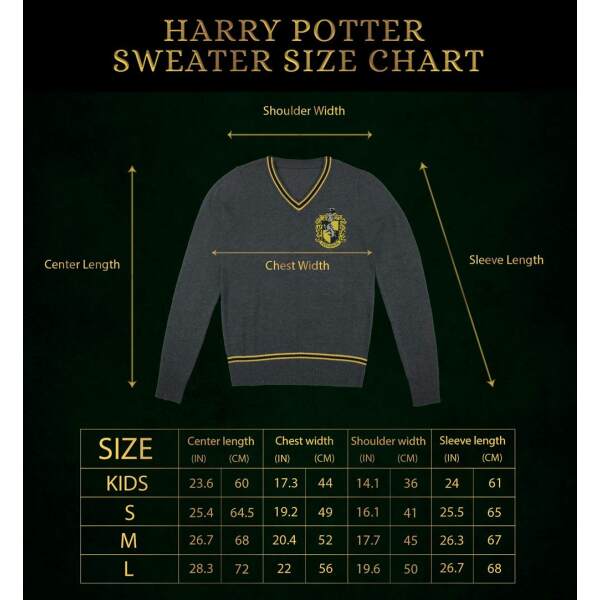 Suéter Hufflepuff talla L Harry Potter
