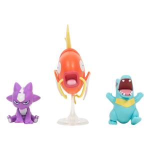 Pokémon Packs de 3 Figuras Battle Totodile, Toxel, Magikarp 5 cm Jazwares - Collector4u.com