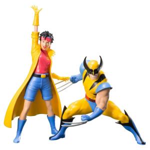 Pack de 2 Estatuas ARTFX Wolverine y Jubilee (X-Men ’92) Marvel Universe 16 cm
