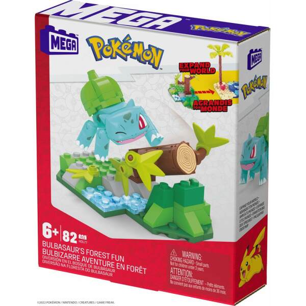 Kit de Construcción Mega Construx Bulbasaur's Forest Fun Pokémon Mattel - Collector4U.com