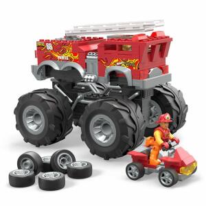 Kit de Construcción Mega Construx HW 5-Alarm Monster Truck Hot Wheels Mattel