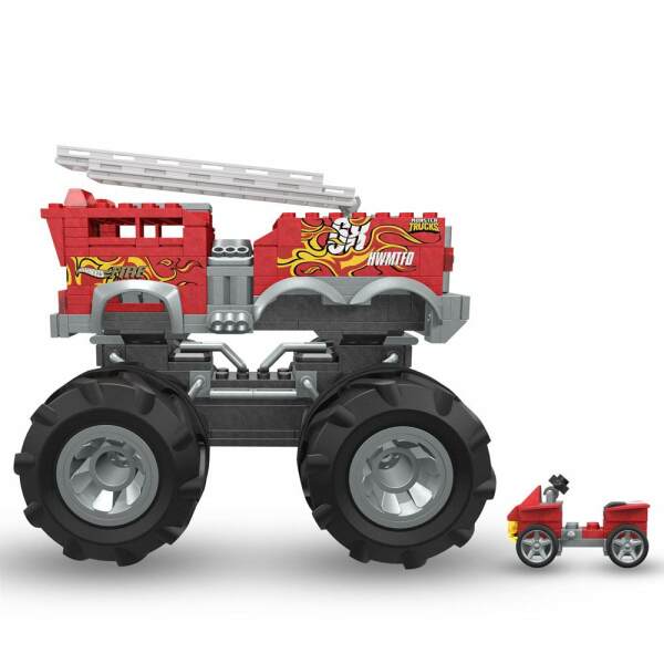 Kit de Construcción Mega Construx HW 5-Alarm Monster Truck Hot Wheels Mattel - Collector4U.com