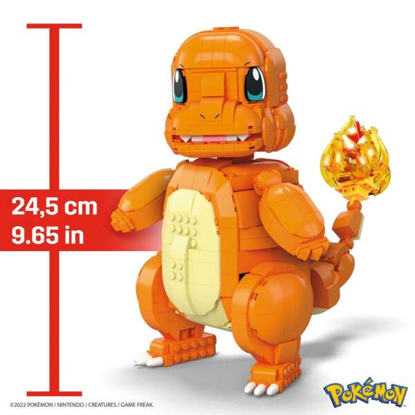 Kit de Construcción Mega Construx Charmander Jumbo Pokémon 25 cm Mattel - Collector4U.com