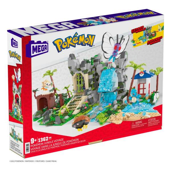 Kit de Construcción Mega Construx Pokémon Jungle Voyage Pokémon Mattel - Collector4U.com