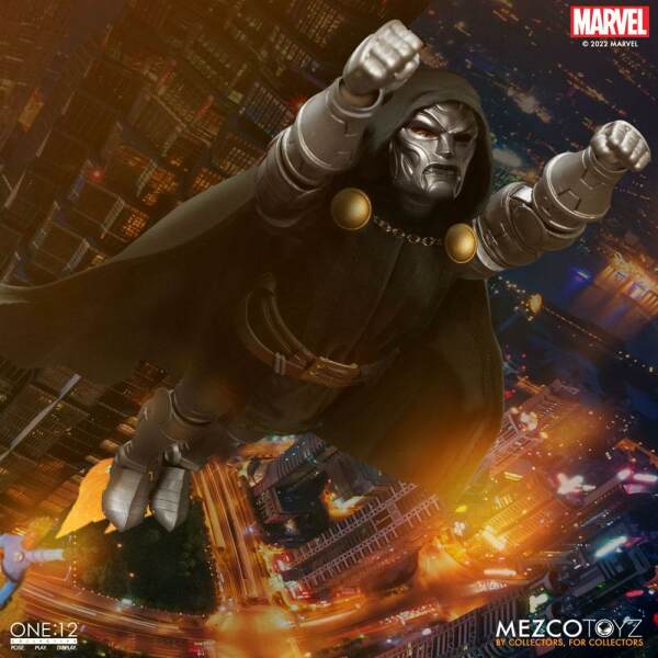 Figura Doctor Doom Marvel 1/12 17 cm Mezco Toys - Collector4U.com