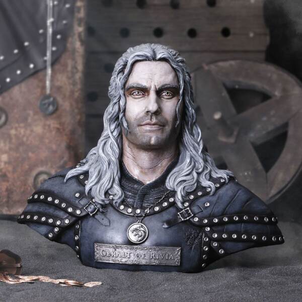 Busto Geralt The Witcher 39 cm Nemesis Now - Collector4U.com