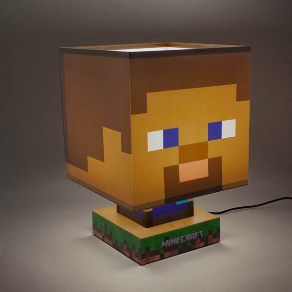 Lámpara Icon Steve Minecraft 26 cm - Collector4U.com