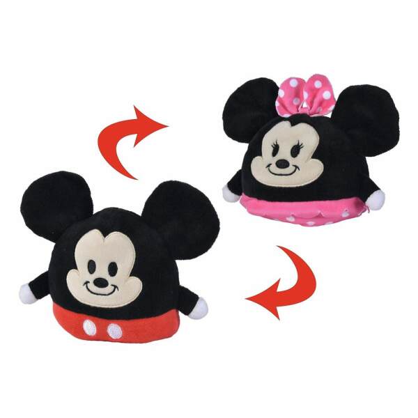 Peluche reversible Mickey Mouse Disney Mickey/Minnie 8 cm Simba - Collector4U.com