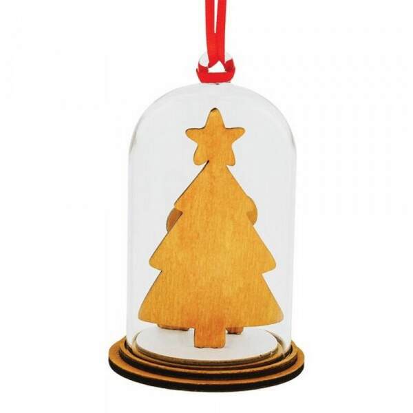 Adorno navideño Minnie junto al árbol - Collector4u.com
