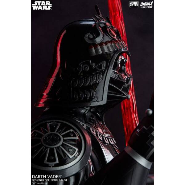 Busto Darth Vader Urban Aztec Star Wars vinilo by Jesse Hernandez 25 cm Unruly Industries - Collector4U.com