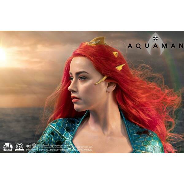 Busto Mera Aquaman tamaño real 97 cm Infinity Studio - Collector4U.com