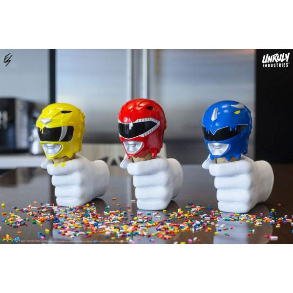 Bustos Red Yellow and Blue Mighty Morphin Power Rangers Designer Series Power Rangers Scoops Set 17 cm Unruly Industries - Collector4U.com