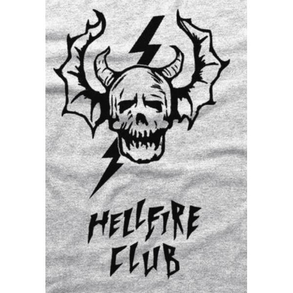 Camiseta Hellfire Skull Stranger Things talla M - Collector4U.com