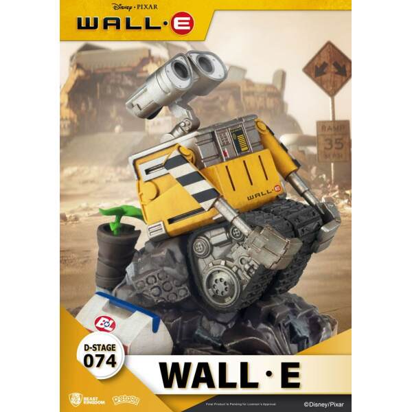 Diorama Wall-E Wall-E PVC D-Stage  14 cm Beast Kingdom Toys - Collector4U.com
