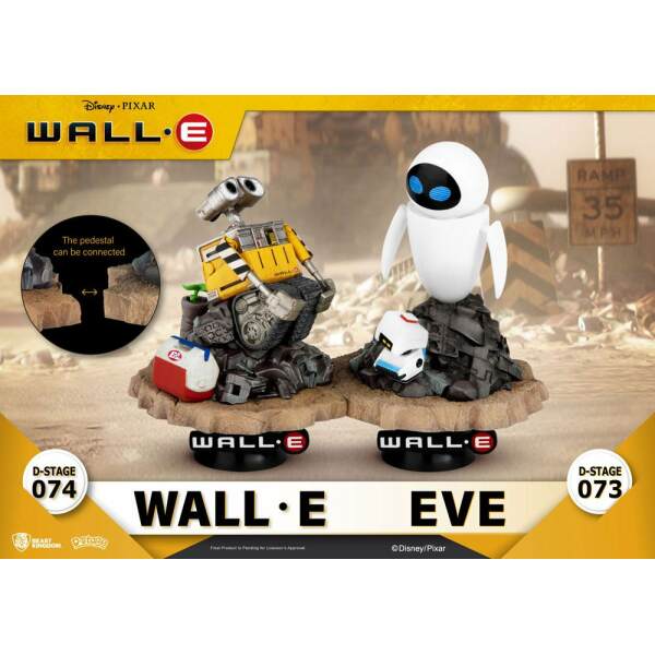 Diorama Wall-E Wall-E PVC D-Stage  14 cm Beast Kingdom Toys - Collector4U.com