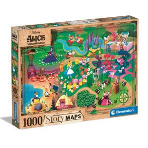 Disney Story Maps Puzzle Alicia en el país de las maravillas (1000 piezas)