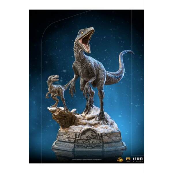 Estatua Blue and Beta Jurassic World Dominion 1/10 Deluxe Art Scale 20 cm - Collector4u.com