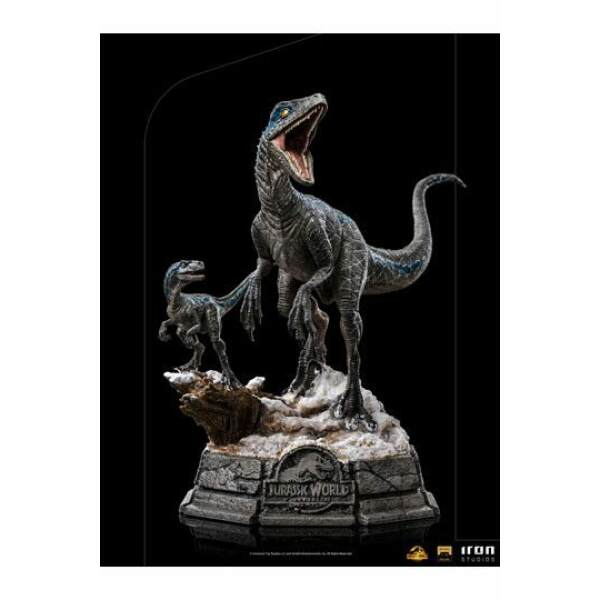 Estatua Blue and Beta Jurassic World Dominion 1/10 Deluxe Art Scale 20 cm - Collector4u.com