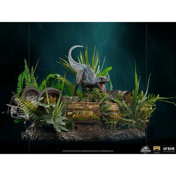 Estatua Blue Jurassic World Fallen Kingdom 1/10 Deluxe Art Scale 24 cm Iron Studios - Collector4U.com