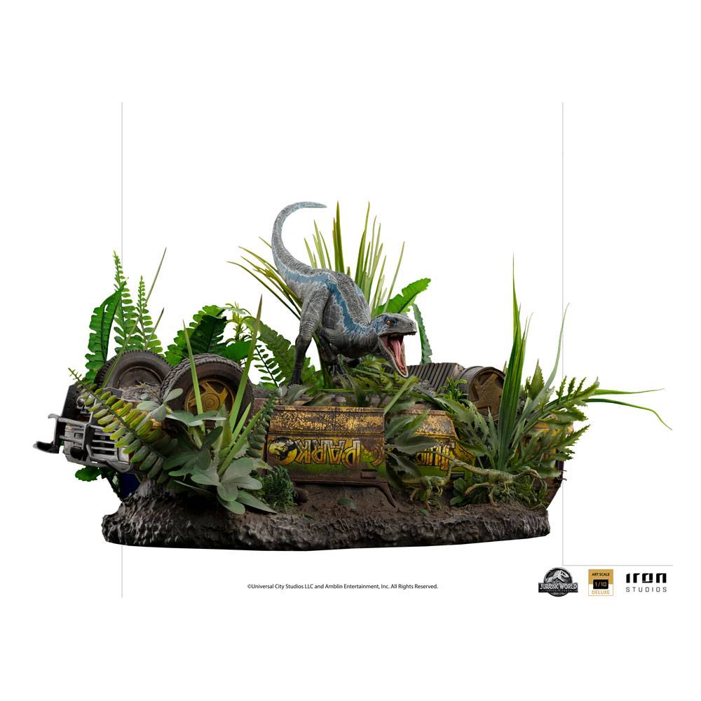 Estatua Blue Jurassic World Fallen Kingdom 1/10 Deluxe Art Scale 24 cm Iron Studios