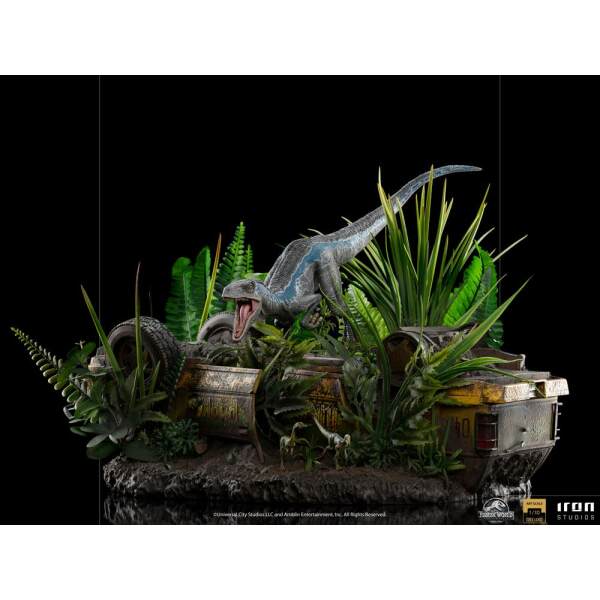Estatua Blue Jurassic World Fallen Kingdom 1/10 Deluxe Art Scale 24 cm Iron Studios - Collector4U.com