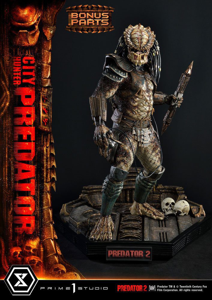 Estatua City Hunter Predator Deluxe Predator 2 Museum Masterline 1/3 Bonus Version 105 cm Prime 1 Studio - Collector4U.com