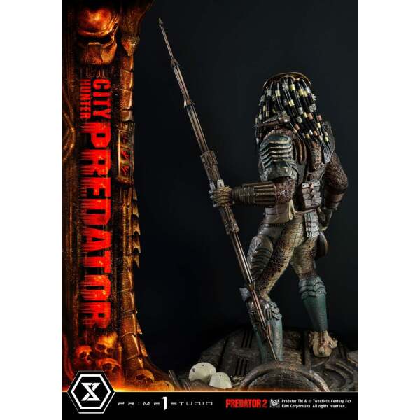 Estatua City Hunter Predator Predator 2 Museum Masterline 1/3 105 cm Prime 1 Studio - Collector4U.com