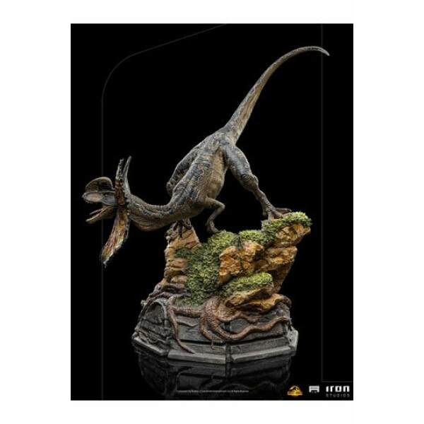 Estatua Dilophosaurus Jurassic World Dominion 1/10 Art Scale 13 cm - Collector4u.com
