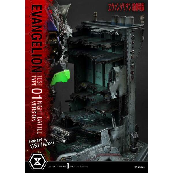 Estatua Evangelion Test Type 01 Night Battle Version Concept by Josh Nizzi 67 cm - Collector4U.com