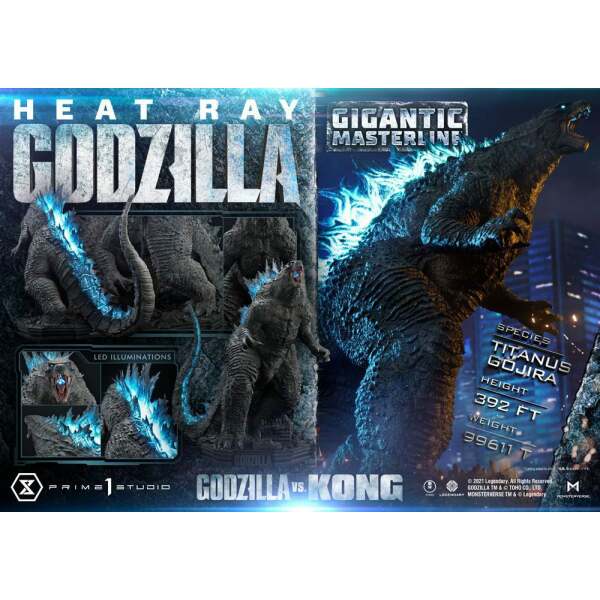 Estatua Giant Masterline Heat Ray Godzilla 87 cm Godzilla vs. Kong - Collector4U.com