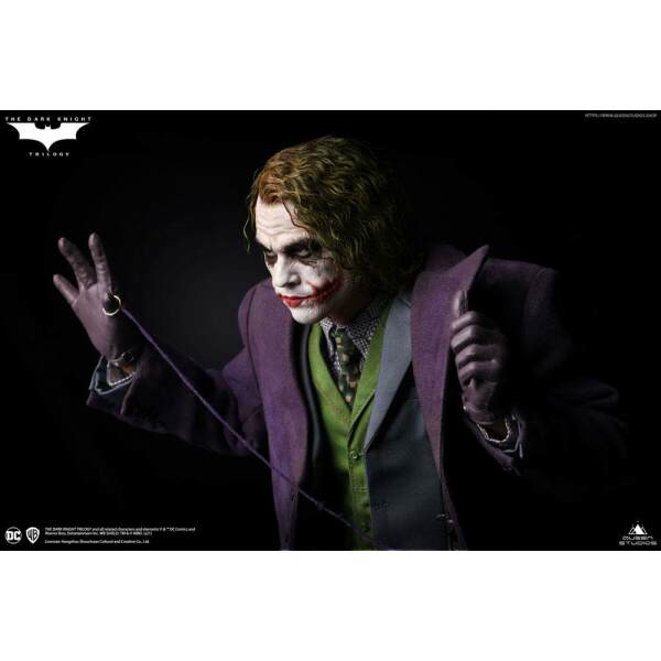 Estatua Joker Artists Edition The Dark Knight 1/4 Heath Ledger 52 cm Queen Studios - Collector4U.com