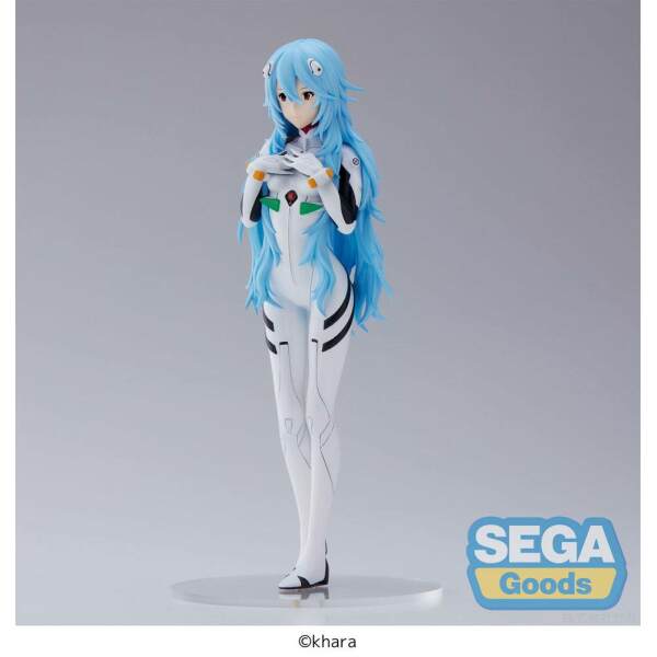 Estatua Rei Ayanami Evangelion: 3.0+1.0 Thrice Upon a Time PVC SPM Long Hair Ver. 21 cm Sega - Collector4U.com