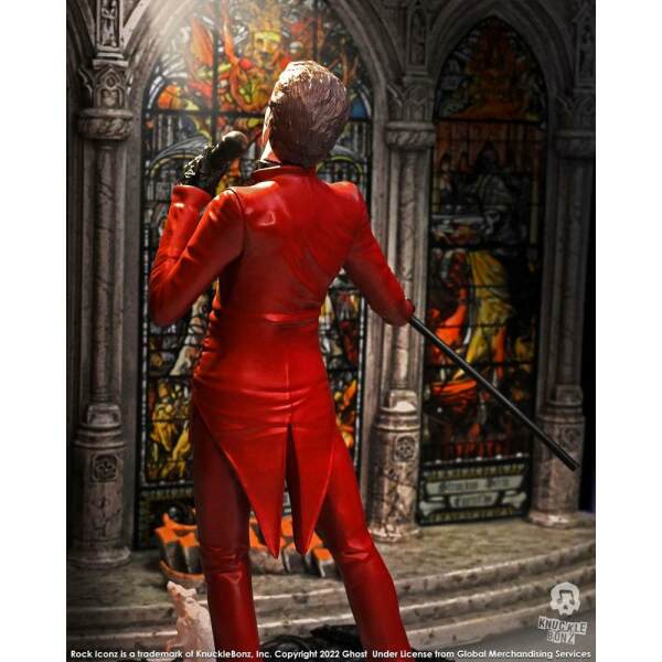 Estatua Rock Iconz Cardinal Copia Red Tuxedo (Variant) Ghost  22 cm - Collector4U.com