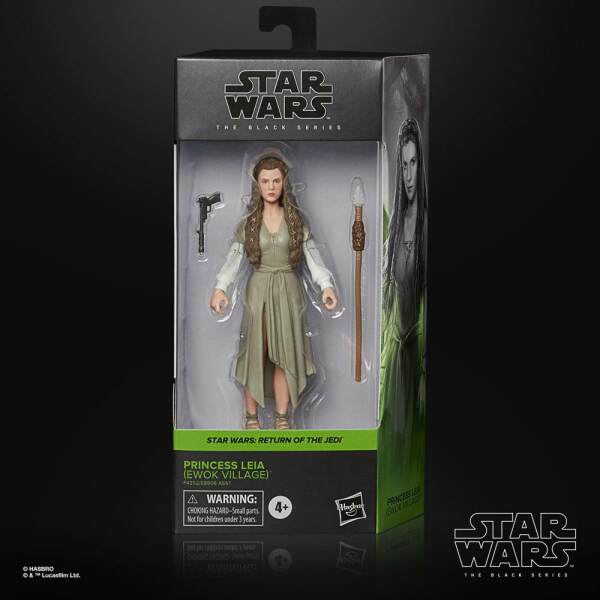 Figura 2022 Princess Leia Star Wars Episode VI Black Series (Ewok Village) 15 cm Hasbro - Collector4U.com
