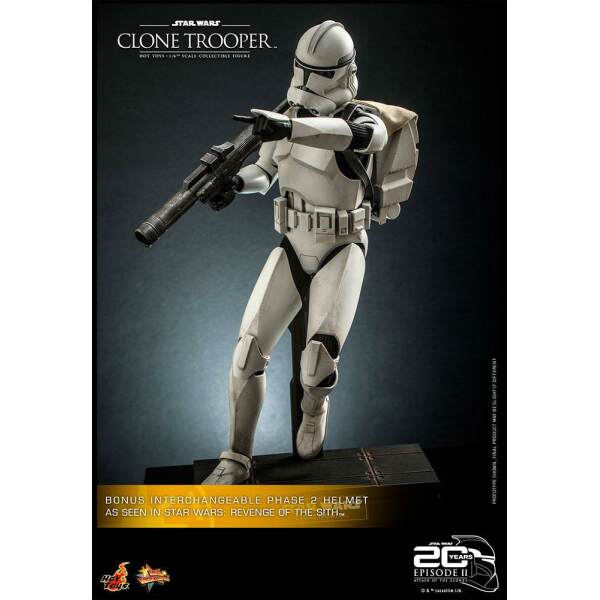 Figura Clone Trooper Star Wars: Episode II 1/6 30 cm Hot Toys - Collector4U.com